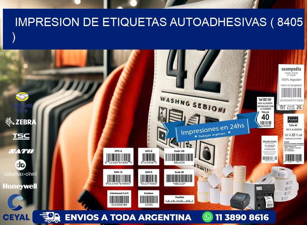 IMPRESION DE ETIQUETAS AUTOADHESIVAS ( 8405 )