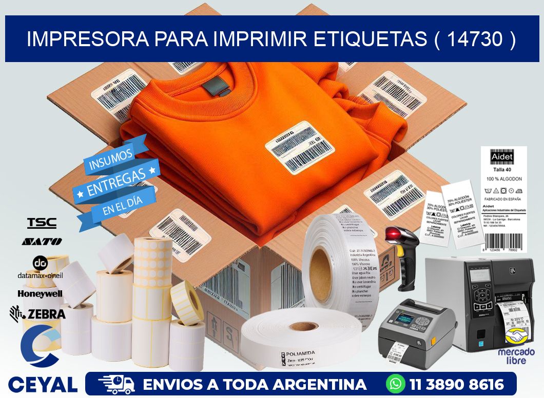 IMPRESORA PARA IMPRIMIR ETIQUETAS ( 14730 )