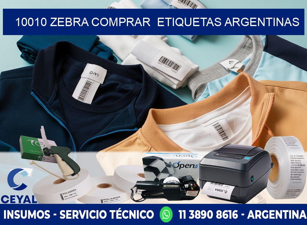 10010 ZEBRA COMPRAR  ETIQUETAS ARGENTINAS