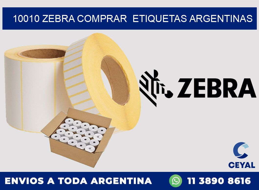 10010 ZEBRA COMPRAR  ETIQUETAS ARGENTINAS