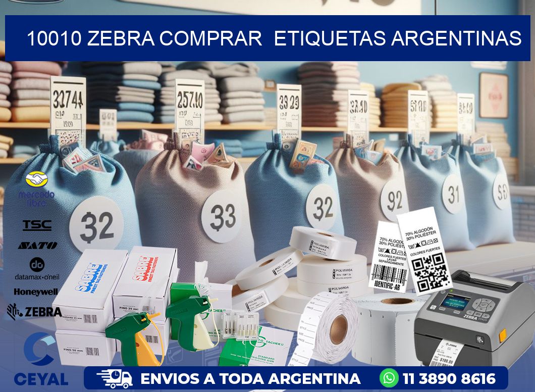 10010 ZEBRA COMPRAR  ETIQUETAS ARGENTINAS