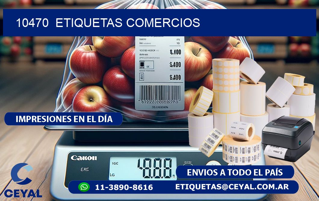 10470  ETIQUETAS COMERCIOS