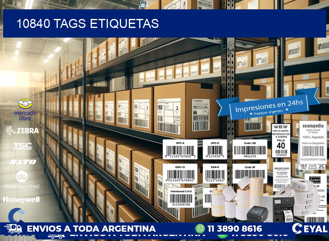 10840 TAGS ETIQUETAS