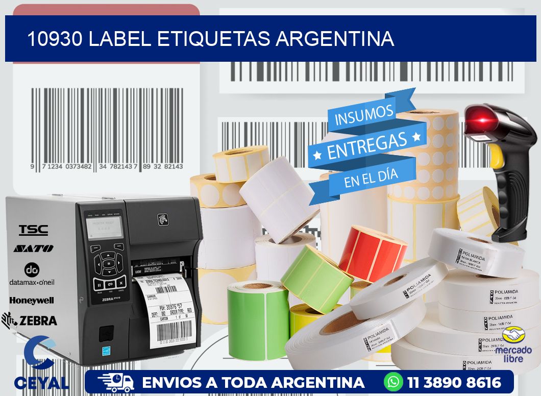 10930 LABEL ETIQUETAS ARGENTINA