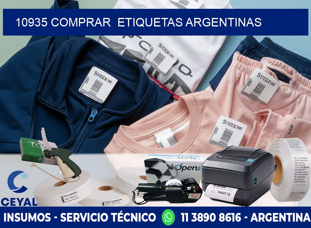 10935 COMPRAR  ETIQUETAS ARGENTINAS