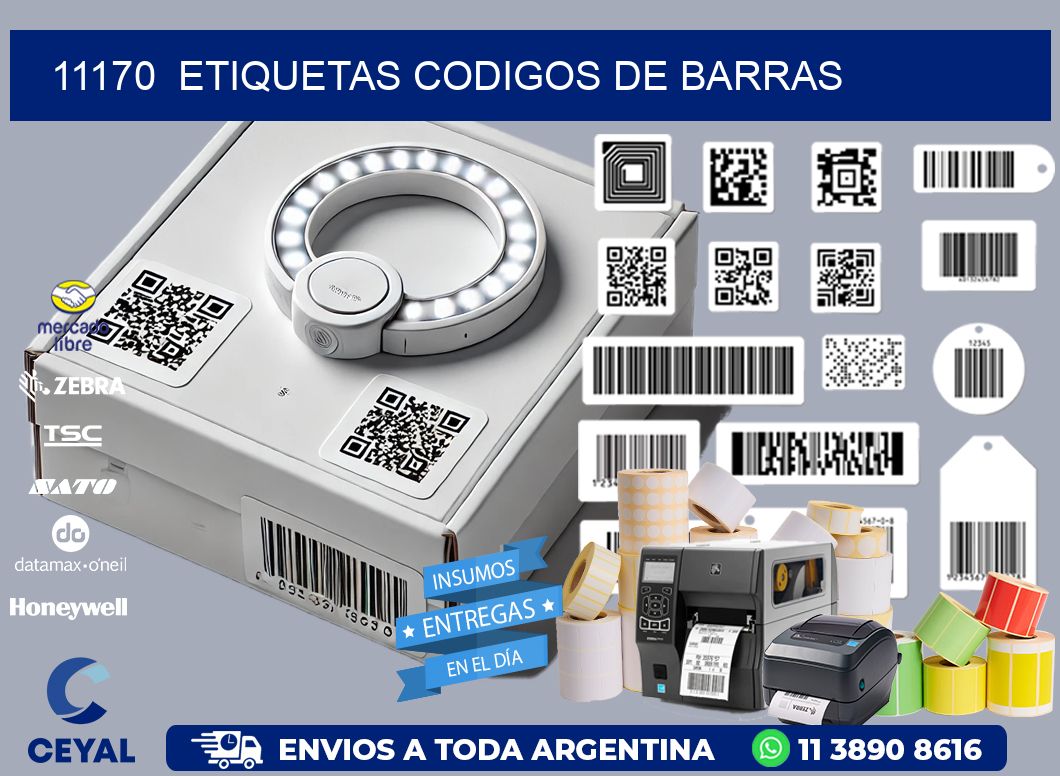 11170  ETIQUETAS CODIGOS DE BARRAS