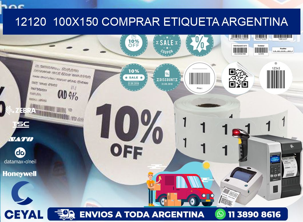 12120  100X150 COMPRAR ETIQUETA ARGENTINA