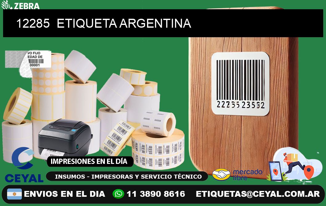 12285  ETIQUETA ARGENTINA