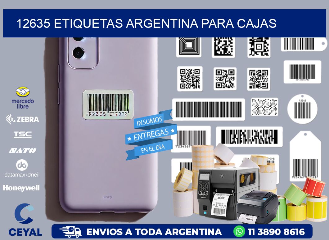 12635 ETIQUETAS ARGENTINA PARA CAJAS