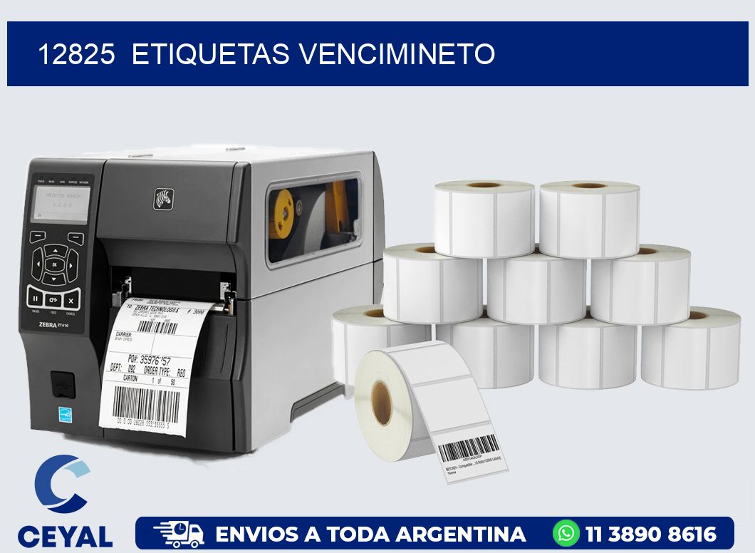 12825  ETIQUETAS VENCIMINETO