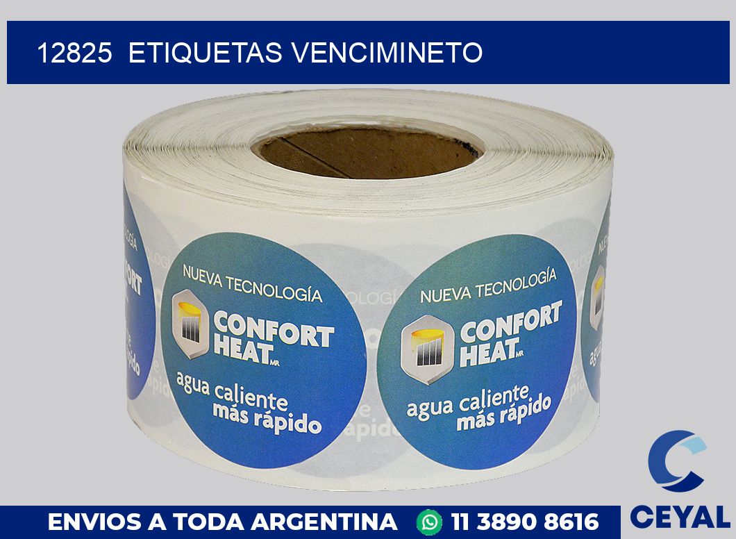 12825  ETIQUETAS VENCIMINETO