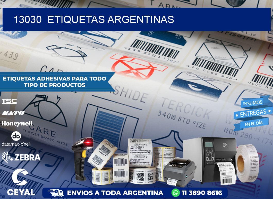 13030  ETIQUETAS ARGENTINAS