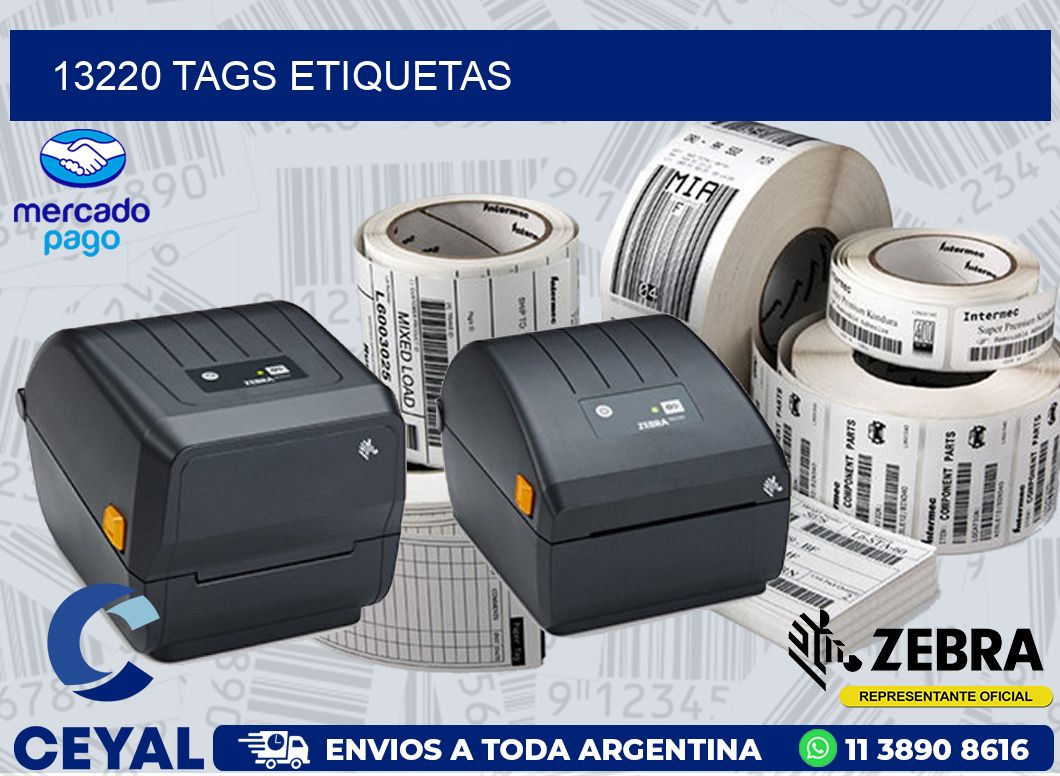13220 TAGS ETIQUETAS