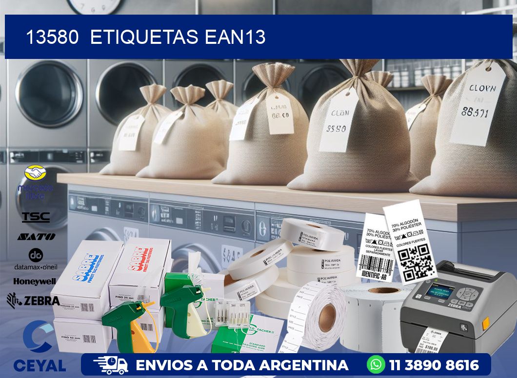 13580  ETIQUETAS EAN13