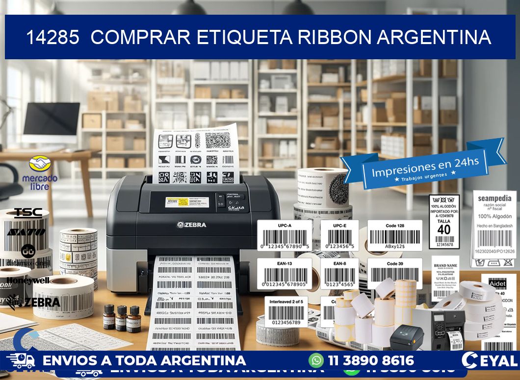 14285  COMPRAR ETIQUETA RIBBON ARGENTINA