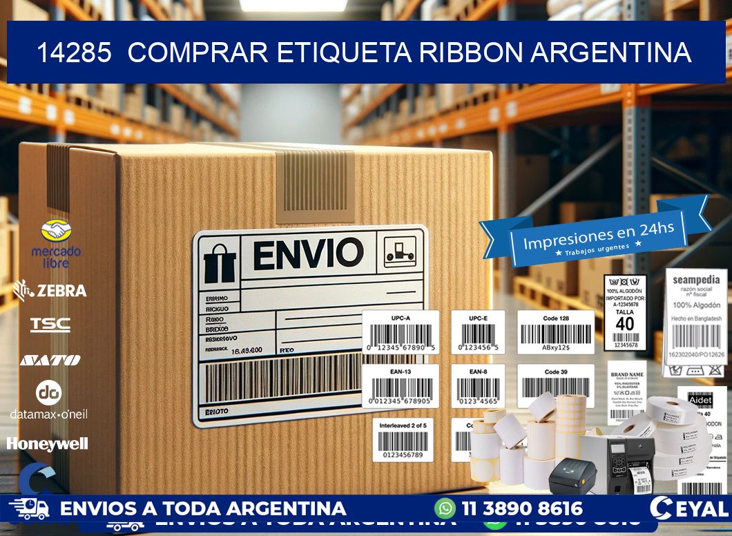 14285  COMPRAR ETIQUETA RIBBON ARGENTINA