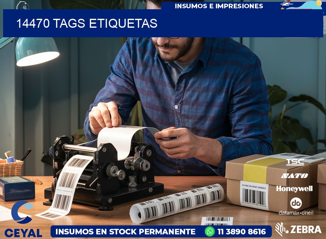14470 TAGS ETIQUETAS