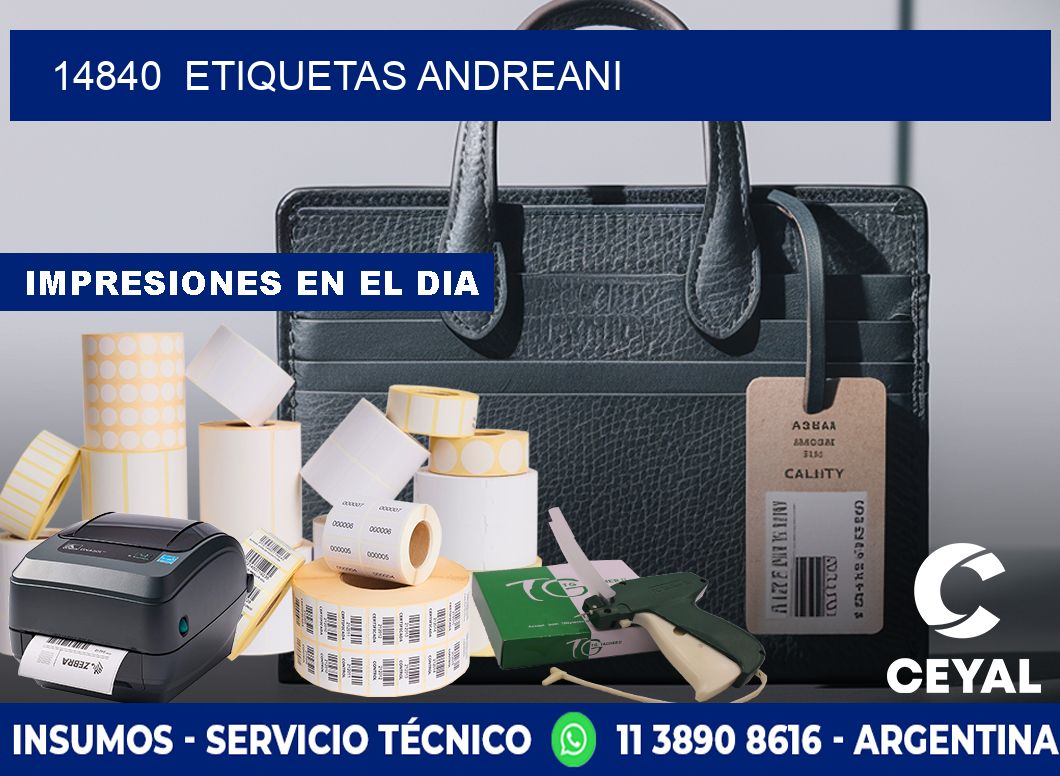 14840  ETIQUETAS ANDREANI