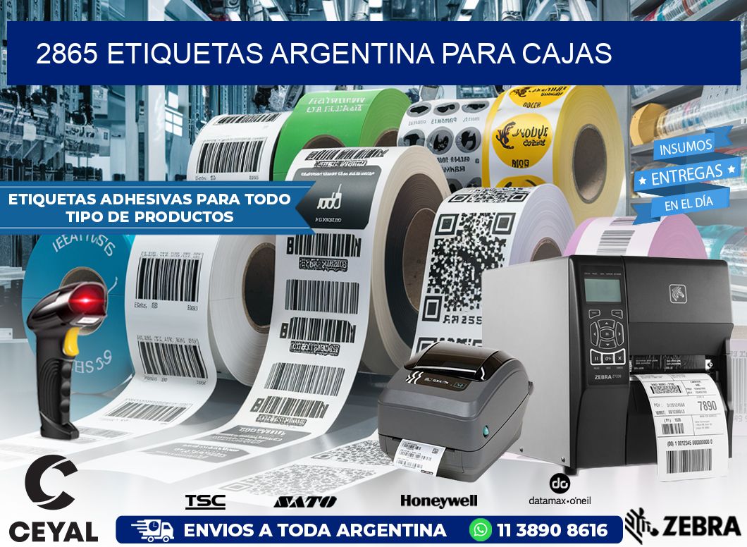 2865 ETIQUETAS ARGENTINA PARA CAJAS