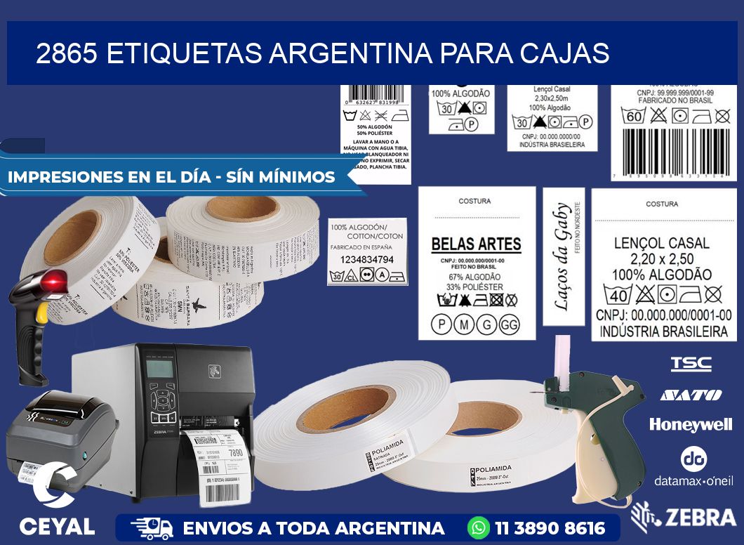 2865 ETIQUETAS ARGENTINA PARA CAJAS