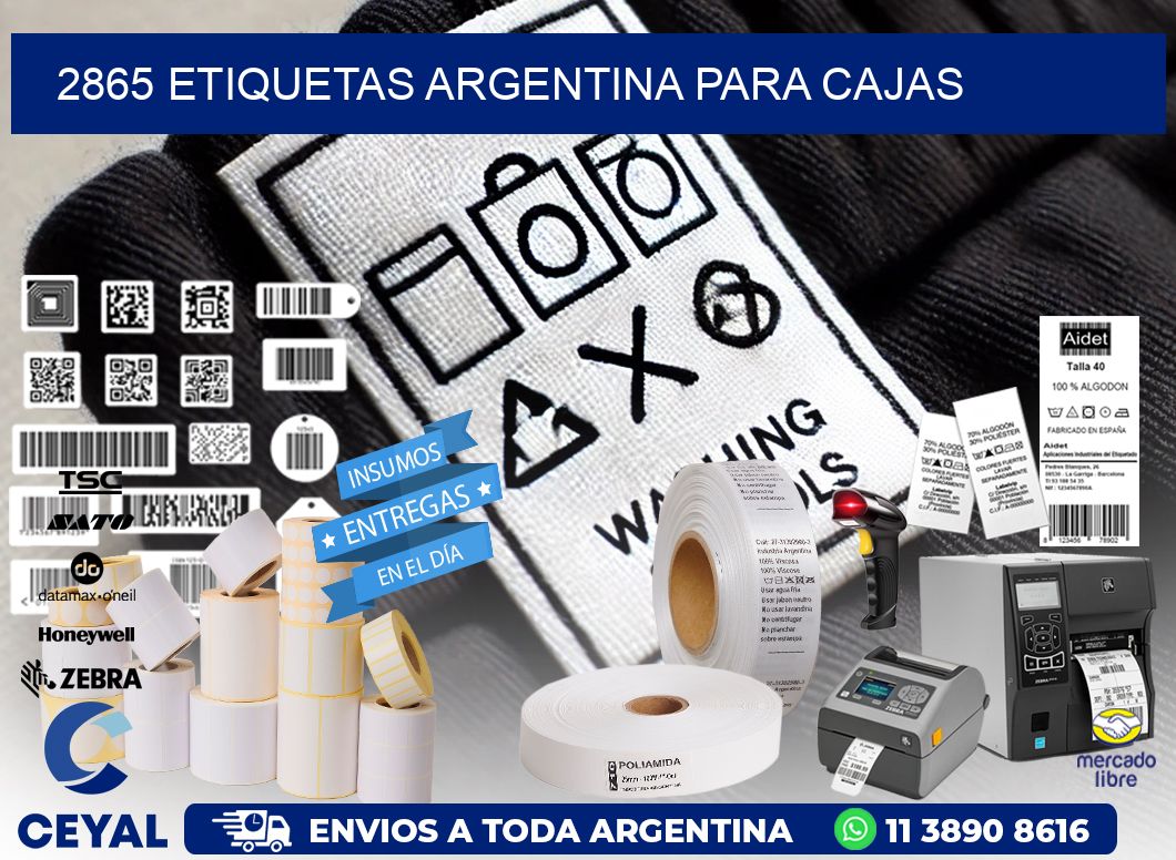 2865 ETIQUETAS ARGENTINA PARA CAJAS