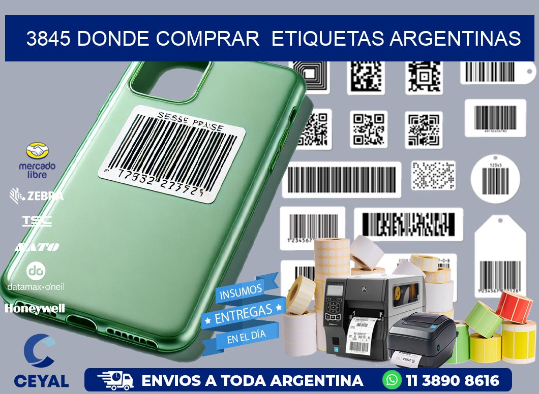 3845 DONDE COMPRAR  ETIQUETAS ARGENTINAS