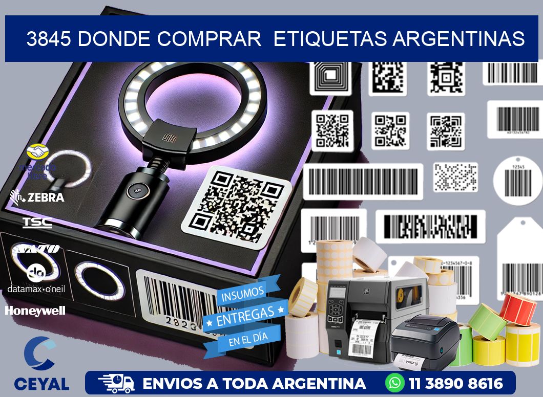 3845 DONDE COMPRAR  ETIQUETAS ARGENTINAS