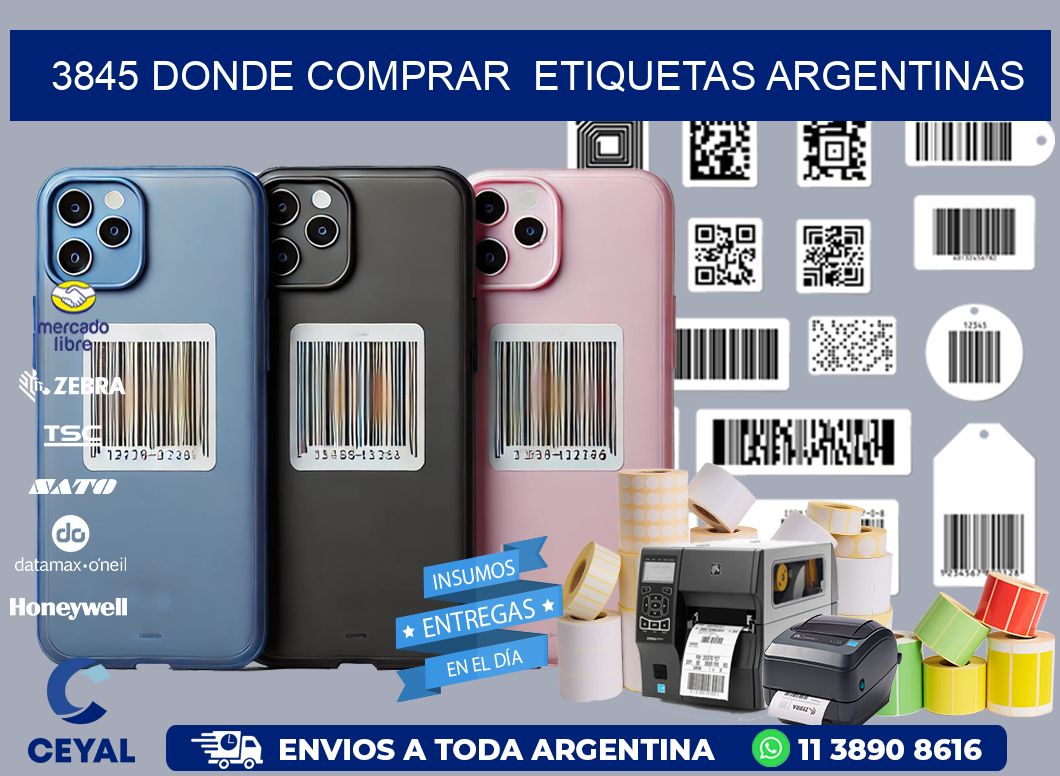 3845 DONDE COMPRAR  ETIQUETAS ARGENTINAS