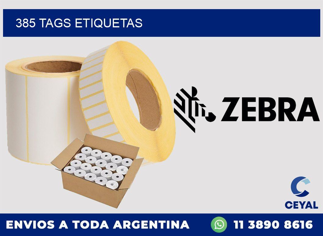 385 TAGS ETIQUETAS