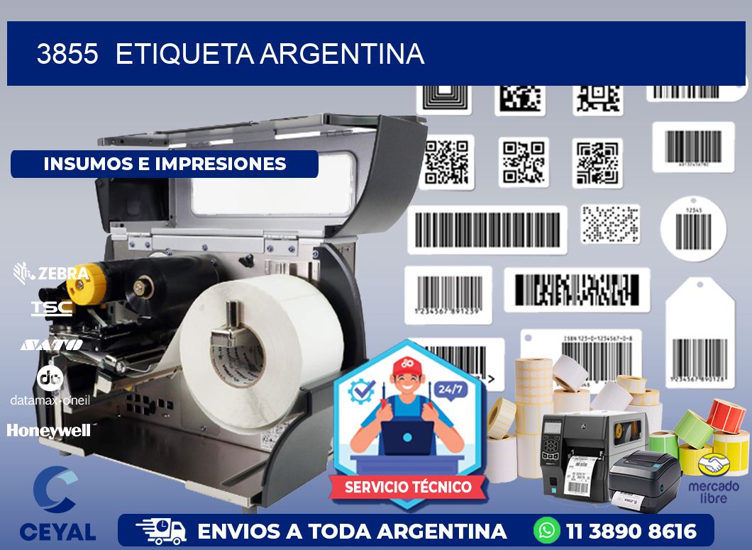 3855  ETIQUETA ARGENTINA