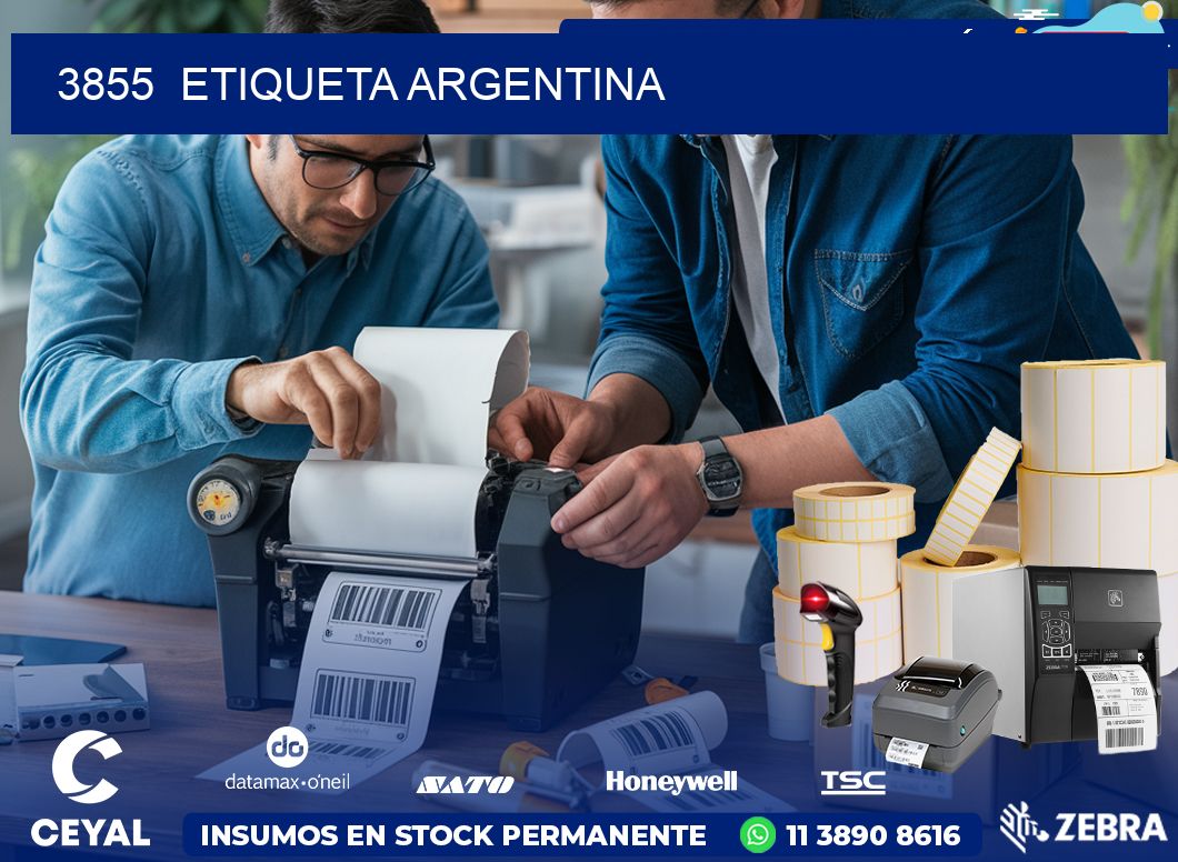 3855  ETIQUETA ARGENTINA