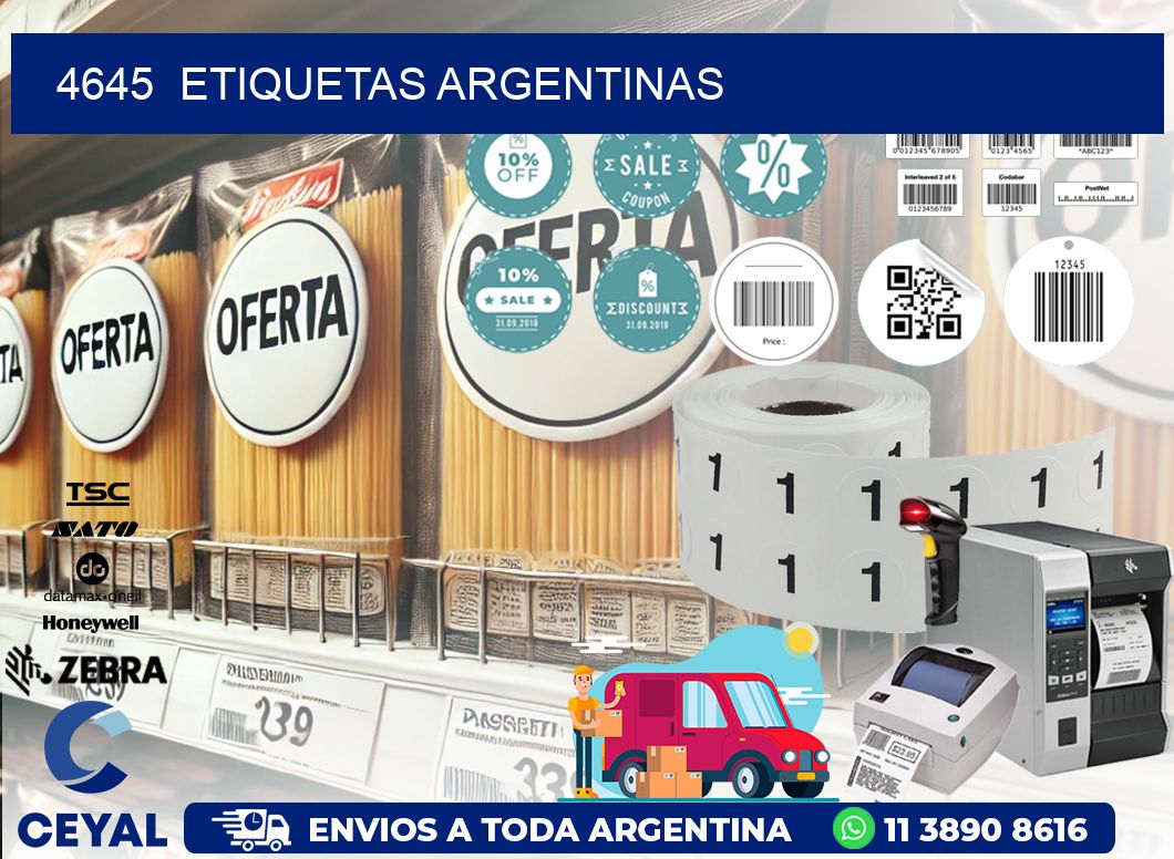 4645  ETIQUETAS ARGENTINAS