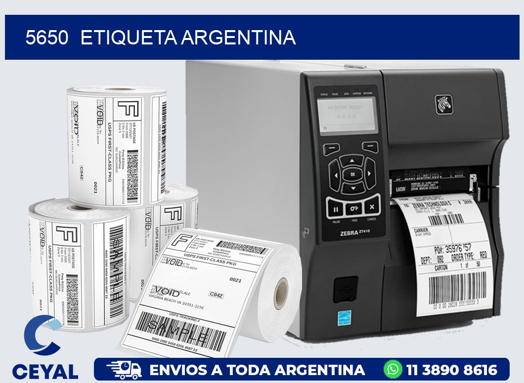 5650  ETIQUETA ARGENTINA