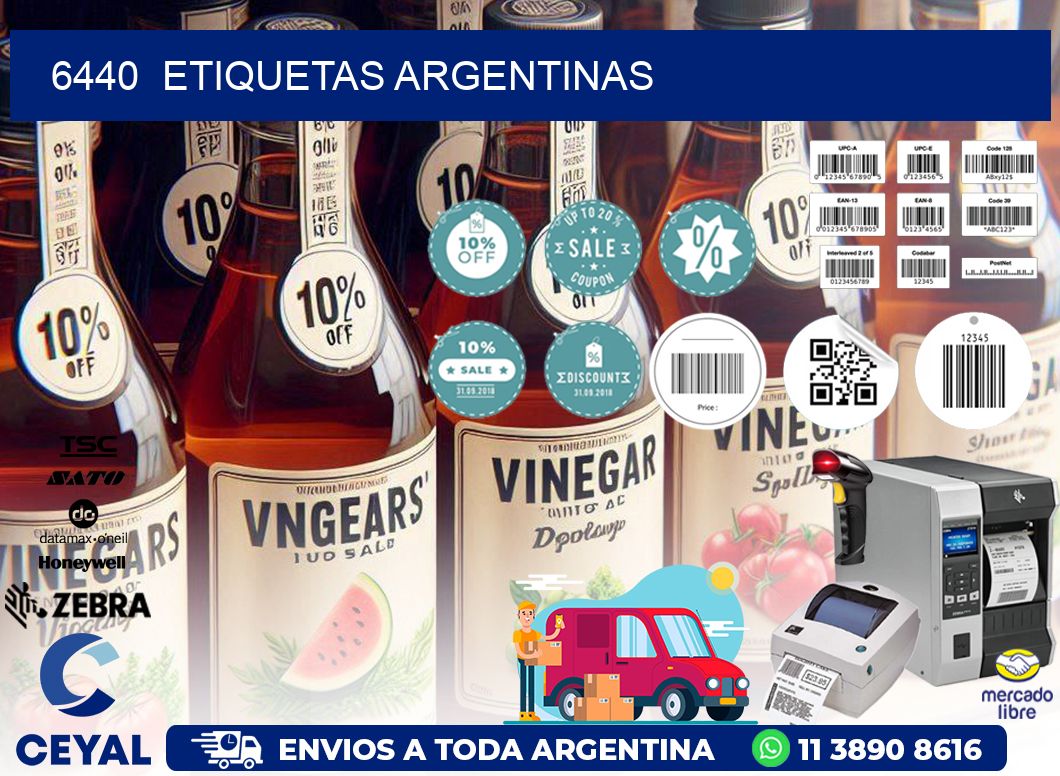6440  ETIQUETAS ARGENTINAS