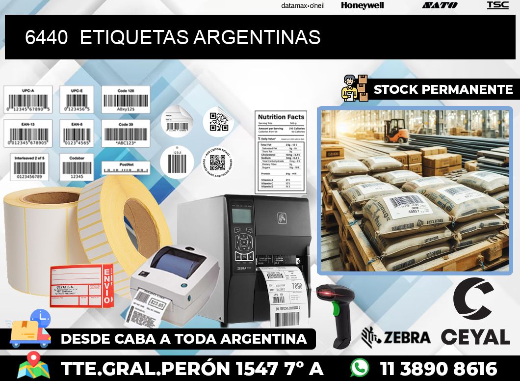 6440  ETIQUETAS ARGENTINAS