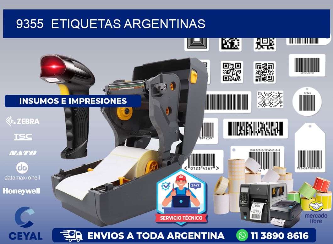 9355  ETIQUETAS ARGENTINAS