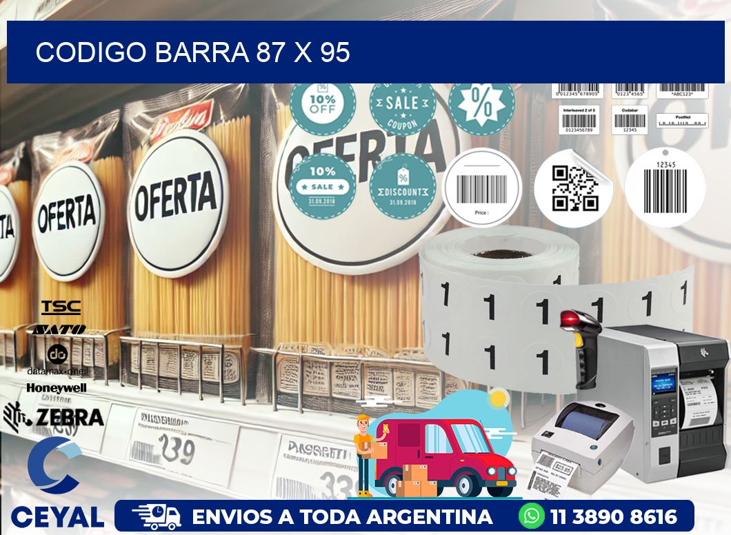 CODIGO BARRA 87 x 95