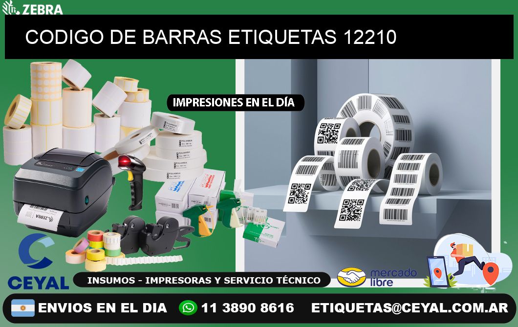 CODIGO DE BARRAS ETIQUETAS 12210