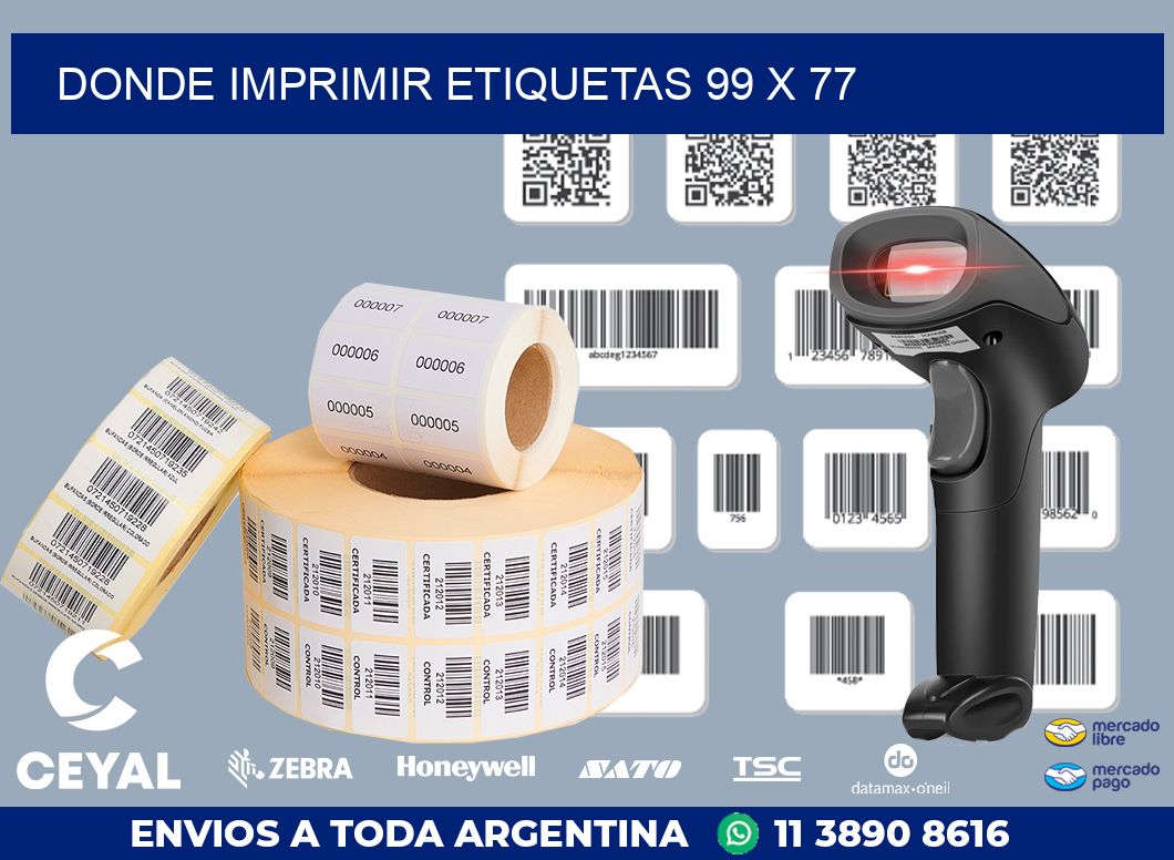 DONDE IMPRIMIR ETIQUETAS 99 x 77