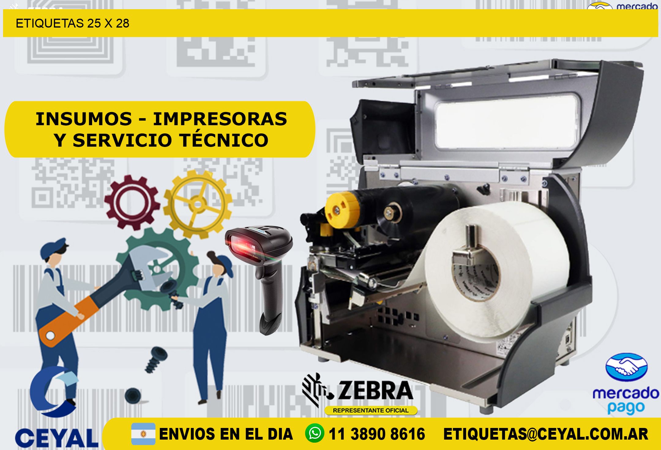 ETIQUETAS 25 x 28