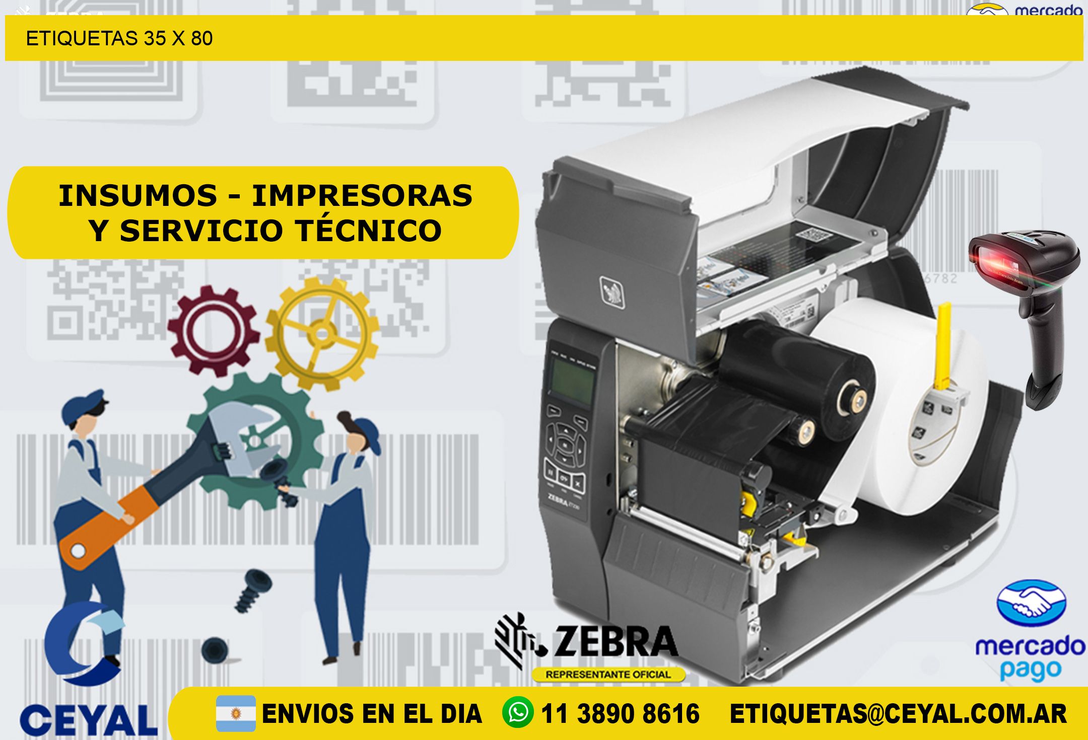 ETIQUETAS 35 x 80