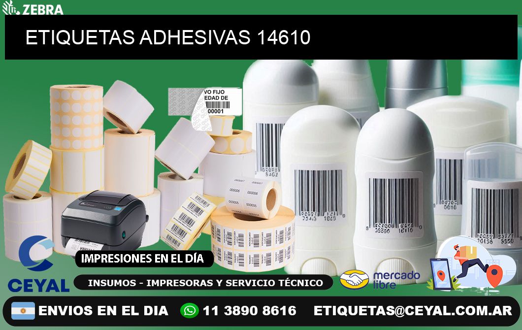 ETIQUETAS ADHESIVAS 14610