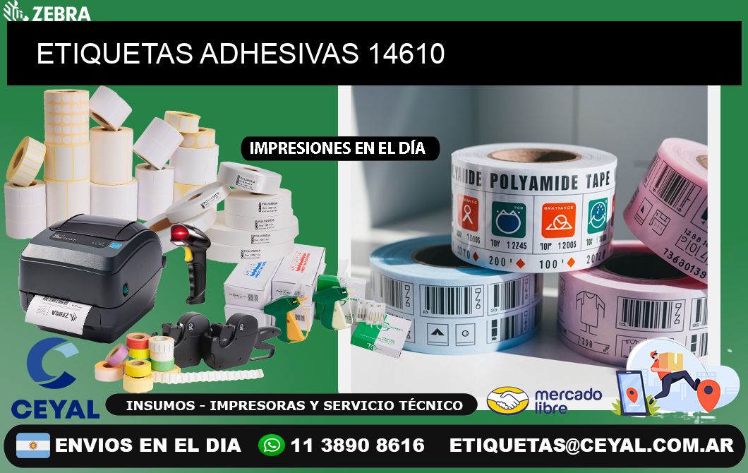 ETIQUETAS ADHESIVAS 14610