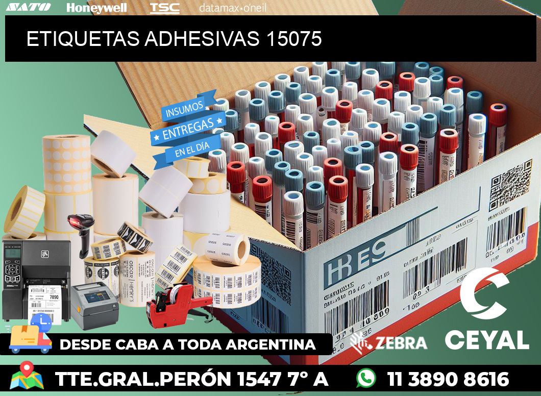 ETIQUETAS ADHESIVAS 15075