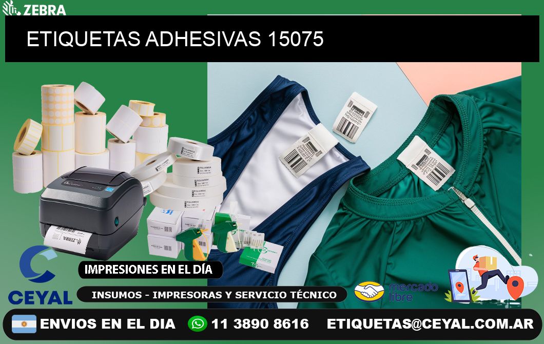 ETIQUETAS ADHESIVAS 15075