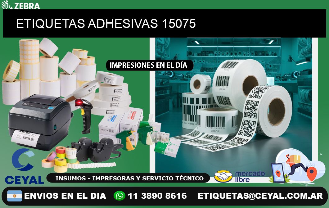 ETIQUETAS ADHESIVAS 15075