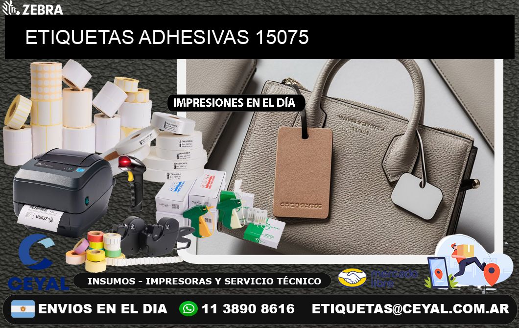 ETIQUETAS ADHESIVAS 15075