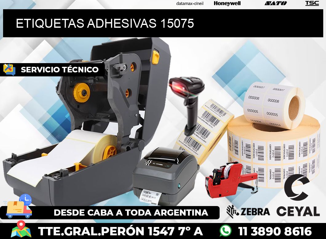 ETIQUETAS ADHESIVAS 15075