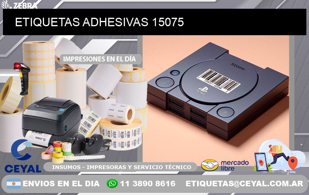 ETIQUETAS ADHESIVAS 15075