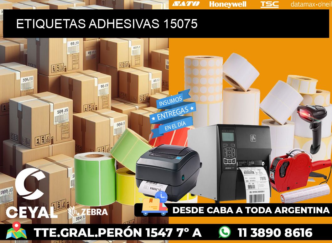 ETIQUETAS ADHESIVAS 15075